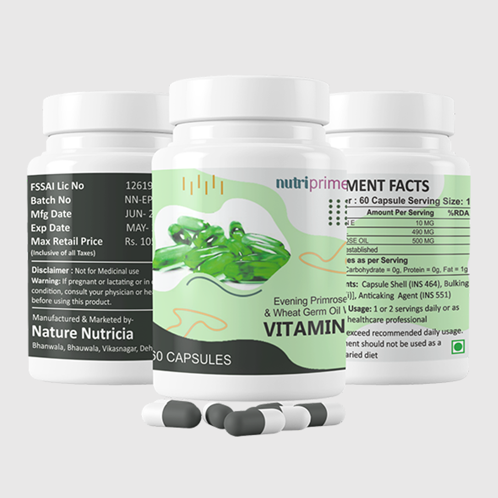 EVENING PRIMROSE OIL WITH VITAMIN E Nature Nutricia